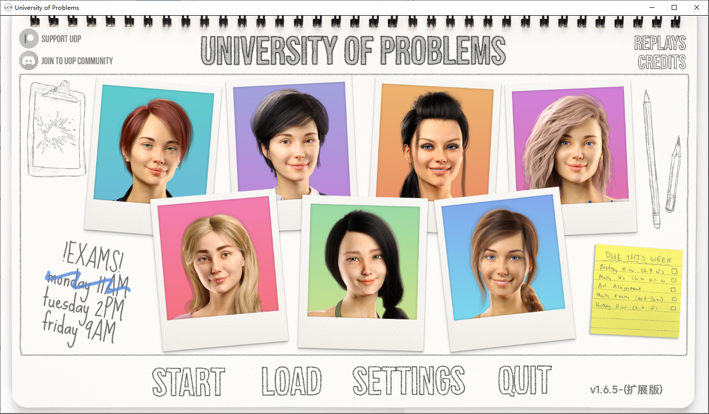 0736更新[欧美SLG/动态] 问题大学 学院情缘 University of Problems v1.6.5 Extended 汉化版 [PC+安卓-15.70G]-ACG俱乐部 - 免费分享各类游戏资源